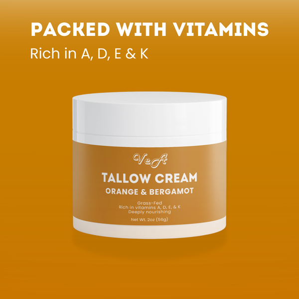 VEA Tallow Cream Orange & Bergamot (56g)